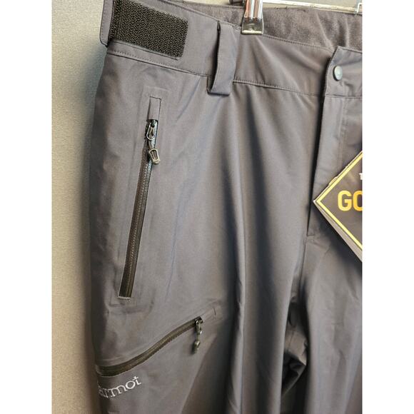 Marmot Gore-Tex Mens Snow Ski Hiking Pants XL Waterproof Windproof Lined Adjust - Picture 3 of 16